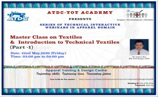ATDC Apparel Training and design Centre The premier institute to study fashion ATDC Apparel Training and design Centre Best in Class Infrastructure ATDC Apparel Training and design Centre 100% Placement Assistance ATDC Apparel Training and design Centre 30+ Centre pan India ATDC Apparel Training and design Centre Study fashion and earn
