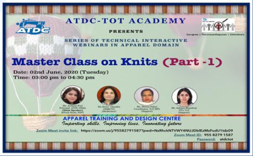 ATDC Apparel Training and design Centre The premier institute to study fashion ATDC Apparel Training and design Centre Best in Class Infrastructure ATDC Apparel Training and design Centre 100% Placement Assistance ATDC Apparel Training and design Centre 30+ Centre pan India ATDC Apparel Training and design Centre Study fashion and earn